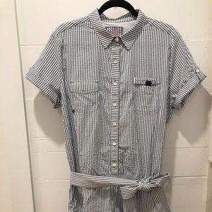 VINEYARD VINES -Vineyard Seersucker Harbor Romper